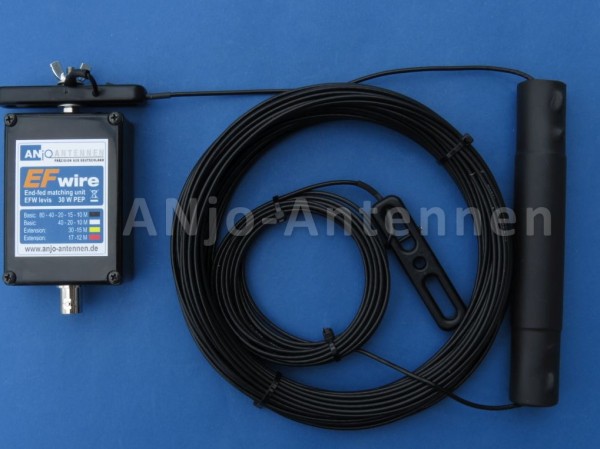 Anjo EFW-8010P portable Endgespeiste Drahtantenne