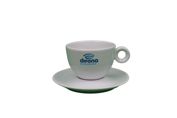 Difona Kaffeetasse mit Untertasse