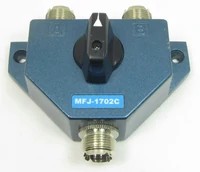 MFJ-1702 C - 2-fach Antennenschalter mit Blitzschutz