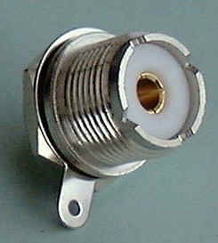 UHF PL Einbaubuchse Einloch (SO 239 SH)