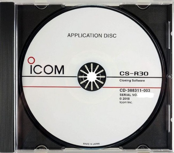 Programmiersoftware für ICOM R-30 Empfänger