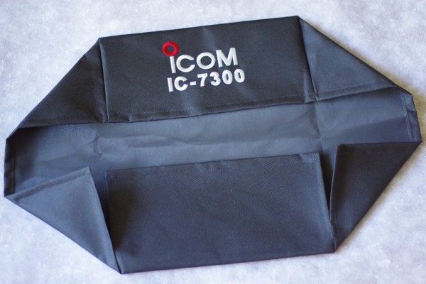 Staubschutzhaube textil bestickt, ICOM IC-7300