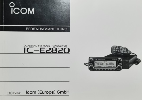 Bedienungsanleitung für Icom IC-2820
