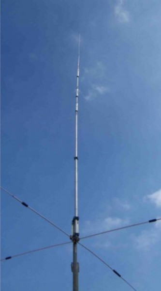 3-Band Vertikal Antenne mit Drahtradialen