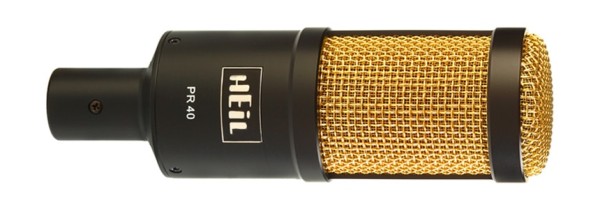 Heil PR-40BG black Dynamic-Microphone with gold grid