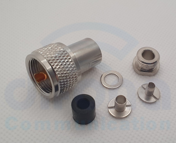 PL-Stecker "UHF-Spezial" RG-58 , H2005, RG223, RG