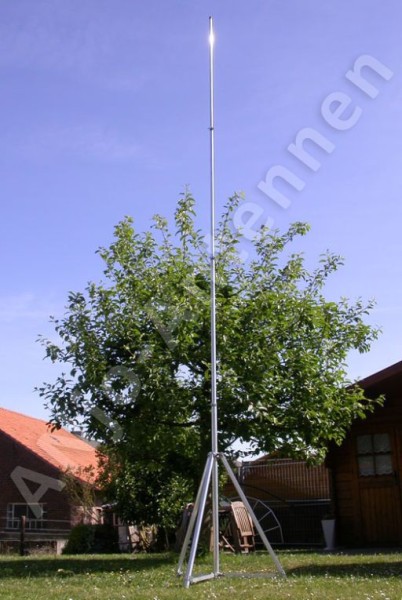 6m Aluminium Schiebe Mast mit Stativ